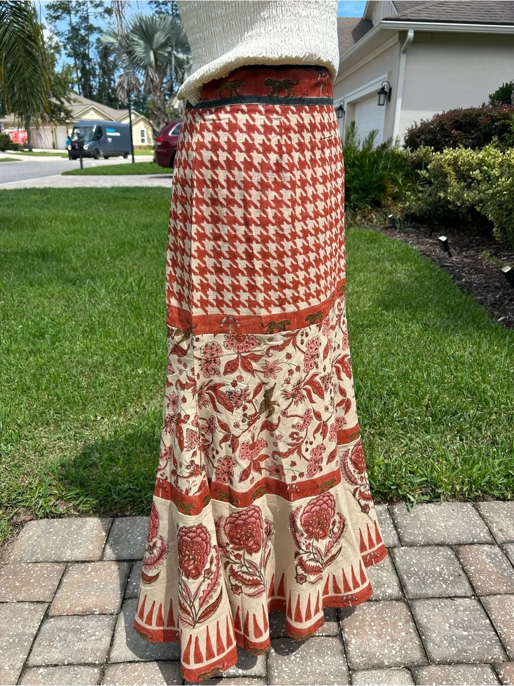 NWT🌷Mo Maya Karina Full-Length Mermaid Skirt